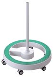 Pied pour lampes d'agrandissement, vert/gris, hauteur 69 cm, poids 10,8 kg