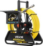 VEVOR Pijpinspectiecamera, 20m, 720x480, IP68 Waterdicht, 6 LED's, 4500mAh, 16GB