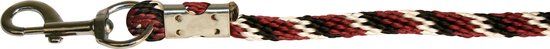 Kerbl Halstertouw Mustang - karabijnhaak - Rood/Zwart/Wit