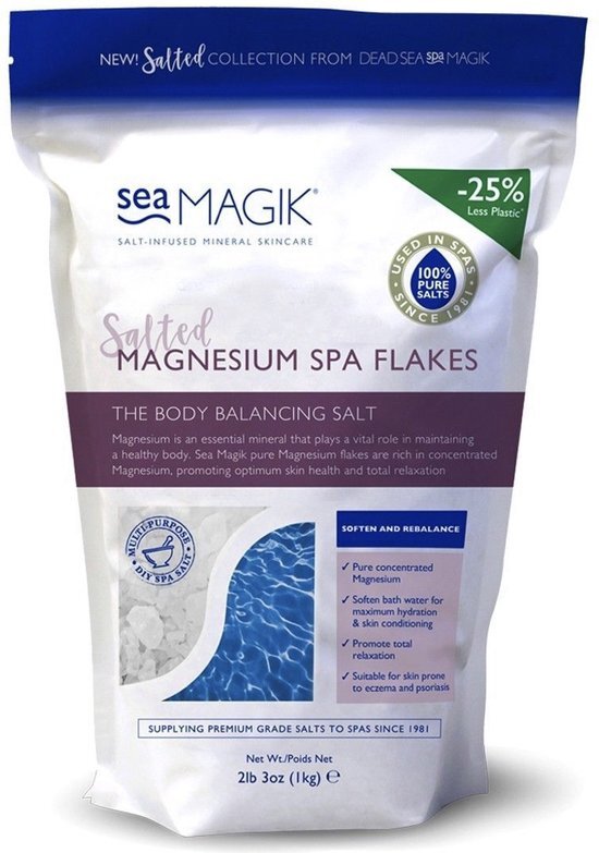 SEA MAGIK - SALLTED-MAGNESIUM SPA FLAKES - 1KG