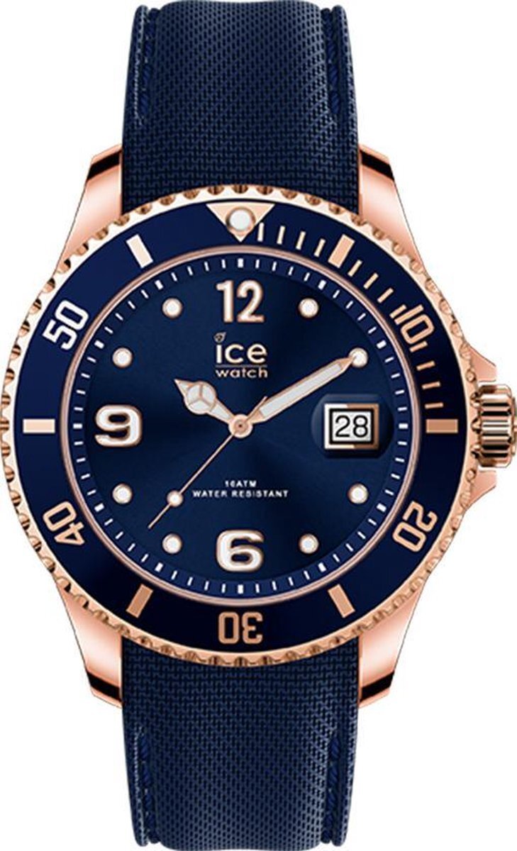 Ice-watch ICE steel - Blue rose-gold - Large - 3H