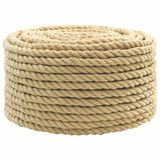 vidaXL Multifunctioneel touw 10 mm 500 m Naturel PP