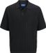JACK&JONES JORFINN KNIT SS POLO Heren Polo Zwart M