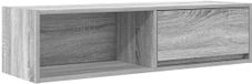 vidaXL Meuble TV 100x31x25,5 cm aggloméré gris sonoma