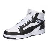 Puma Rebound v6 lage sneakerlaarzen heren sneaker 392326 01 wit zwart