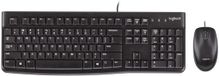 Logitech MK120 - Toetsenbord - Azerty FR - Bedraad - Zwart