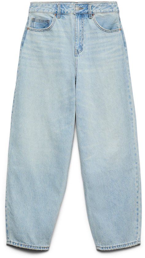 Vero Moda VMBILLIE High rise Barrel fit Jeans - Light Blue Denim - W30 X L32