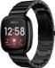 Strap-it bracelet de montre connectée en métal - Noir