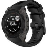 Techsuit Bracelet W076 pour Garmin Instinct E 40mm, Noir