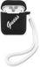 GUESS Vintage Sans silicones AirPods 1 & AirPods 2 Étui - Noir
