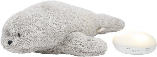 Moonie The Humming Seal Slaapknuffel - Gray