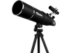 Rollei Astronomische telescoop voor volwassenen, 70/500, met houder voor | Professionele telescoop, 70 mm, opening 500 mm, met oculairen, 10 mm/20 mm, Barlow-lens, 2 x zonnefilter/maanstatief