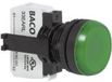 BACO L20SE10L Signaallamp Met LED-element Rood 24 V/DC, 24 V/AC