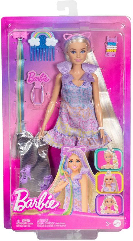Barbie Fun & Fancy Pop - Blonde Modepop met Extra Lang Haar en 2 Looks
