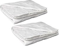 Cotton Dream Zomerdekbed Katoen (B-keuze) - Voordeelset - 2x Eenpersoons - 140x200 cm - Wit
