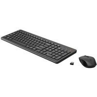 HP 330 - Toetsenbord en muis set - draadloos - 2.4 GHz - Frans - zwart