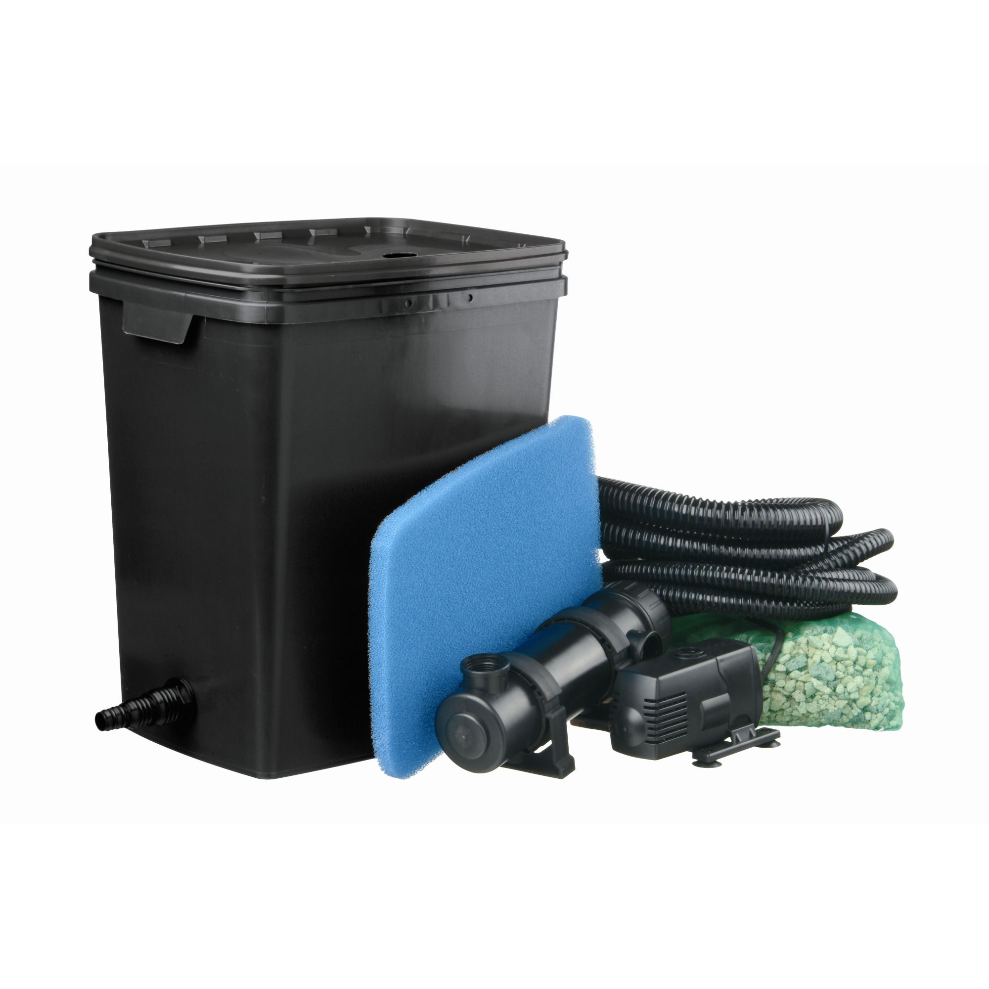 Ubbink FiltraPure PlusSet - Vijverfilter - Complete set - zwart