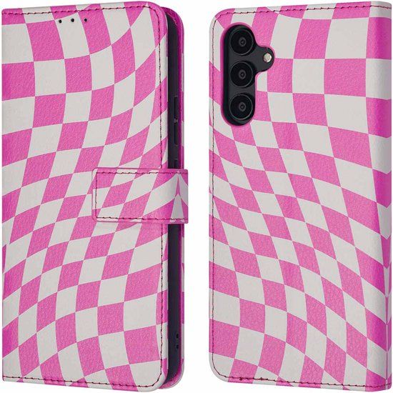 iMoshion Book Case Hoesje Samsung Galaxy A54 - Roze / Retro Pink - Pasjeshouder - Kunstleer