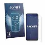 Savvies Screenprotector voor Motorola Moto G57 - Folie Beschermfolie transparant 18 Stuks