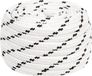 vidaXL Boottouw gevlochten 16 mmx50 m polyester wit