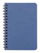 Clairefontaine 785924C Collectie Nomaddict (ex Age Bag) Notitieboekje met Spiraalbinding Blauw - 9x14 cm - 100 Pagina's Kleine Ruitjes - Wit Papier 90 g - Omslag Glanskarton met Lederkorrel