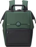 DELSEY Turenne Soft Rugzak – 14 Inch Laptopvak – 1,14 kg – Gerecycled Waterdicht PU – Smart Sleeve – Green
