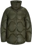 JJXX Stella Shiny Quilted Anorak Damesjas Grape Leaf M