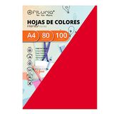 Verpakking met 100 dozen, A4, 180 g, rood