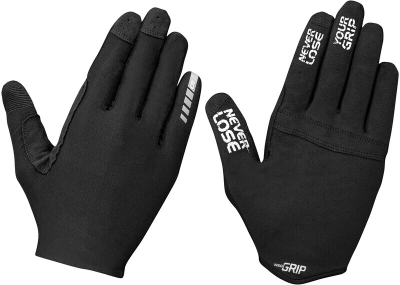 GripGrab Aerolite InsideGrip Lange Vingers Handschoenen, black