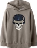 NAME IT Jongens Sweater 158/164 Katoen Lange Mouw Capuchon Printopdruk Fungi