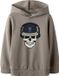 NAME IT Jongens Sweater 158/164 Katoen Lange Mouw Capuchon Printopdruk Fungi