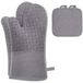 MILcea Ovenhandschoenen, set van 4 (grijs)