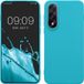 kwmobile telefoonhoesje geschikt voor OnePlus Nord 5 - Hoesje voor smartphone - Back cover in ijsblauw
