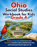 Ohio Social Studies Workbook for Kids Grade 4
