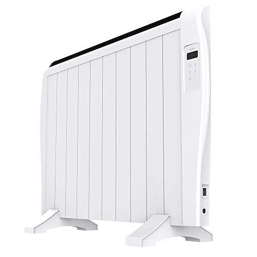 Cecotec Ready Warm 2000 Elektrische radiator, 10 elementen, 1500 W, muur of voet, timer, afstandsbediening, LCD-display, wifi-besturing