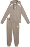 PUMA Hooded Sweat Suit FL cl Vrouwen Trainingspak XL Mouse Gray Katoen
