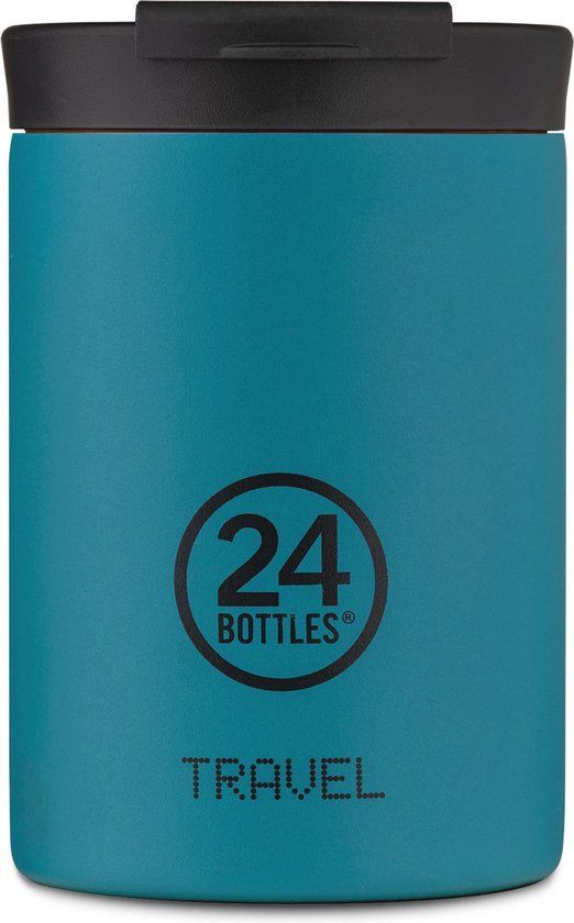 24Bottles Travel Drinkfles 350 ml Capaciteit - atlantic bay
