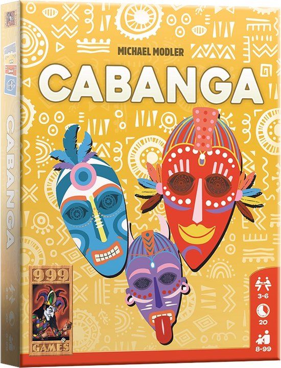 999 Games Cabanga - Kaartspel - Actiespel - Denkspel - Educatief spel - 7+ jaar