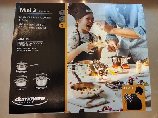 Demeyere Mini Kinderkookset - 6-delig - Zilver