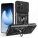 Honor Coque Hybride Honor X8c à Anneau Rotatif avec Protection pour Appareil Photo - Noire