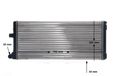 MAHLE CR 1445 000S Radiateur du moteur ailettes jointes mécaniquement