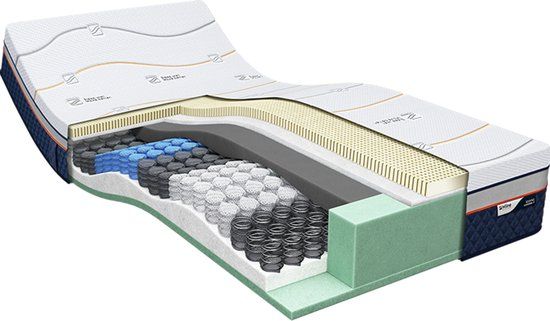 M line Iconic Legend 7 Matras 90 x 200 cm - Talalay Latex & Koudschuim - Soft