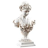 YUEOECOR 11,8 inch klassiek Griekse Venus de Milo buste standbeeld, hars Romeinse godin van liefde en schoonheid, beeldje voor huisdecoratie, groot antiek