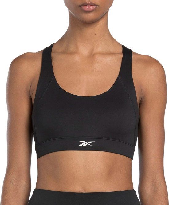 Reebok ID TRAIN RACER BRA - Dames Sportbeha - Zwart - Maat M