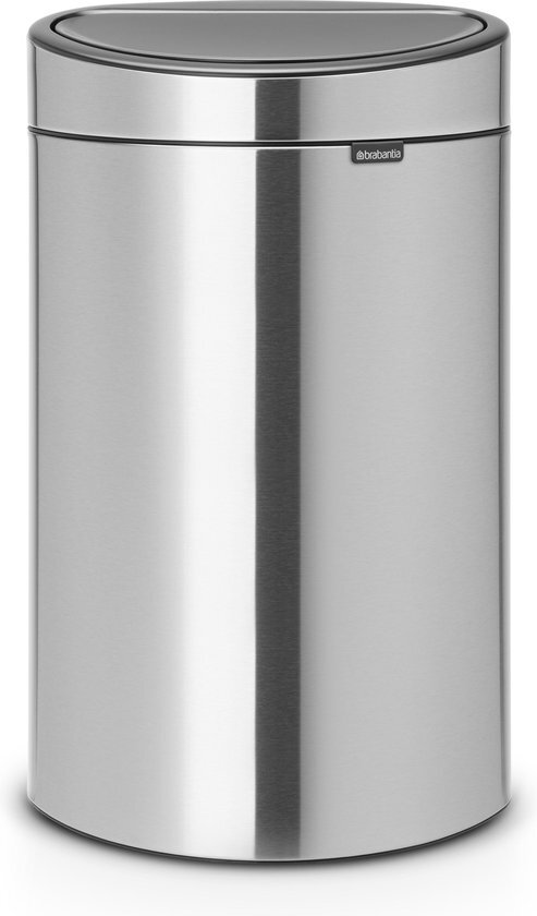 Brabantia 100680 -Touch Bin New Recycle 10 + 23 litres, Acier Mat