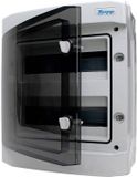 Kopp 353812048 AP-FR verdeelkast met deur, IP65 voor 24 palen, 2 rijen