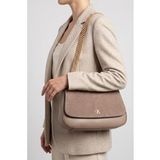 Calvin Klein Ck Convertible Chain Brushed Bag Desert Taupe
