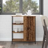 vidaXL Dressoir Oudhout 70 x 30 x 80 cm