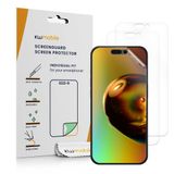 kwmobile 3x screenprotectors geschikt voor Apple iPhone 16 Pro Max / iPhone 17 Pro Max - beschermende folie voor smartphone