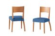 Martina Home Tunisia Stoelhoes, stof, stoelhoes, Air Hostess, 24 x 30 x 6 cm, 2 stuks